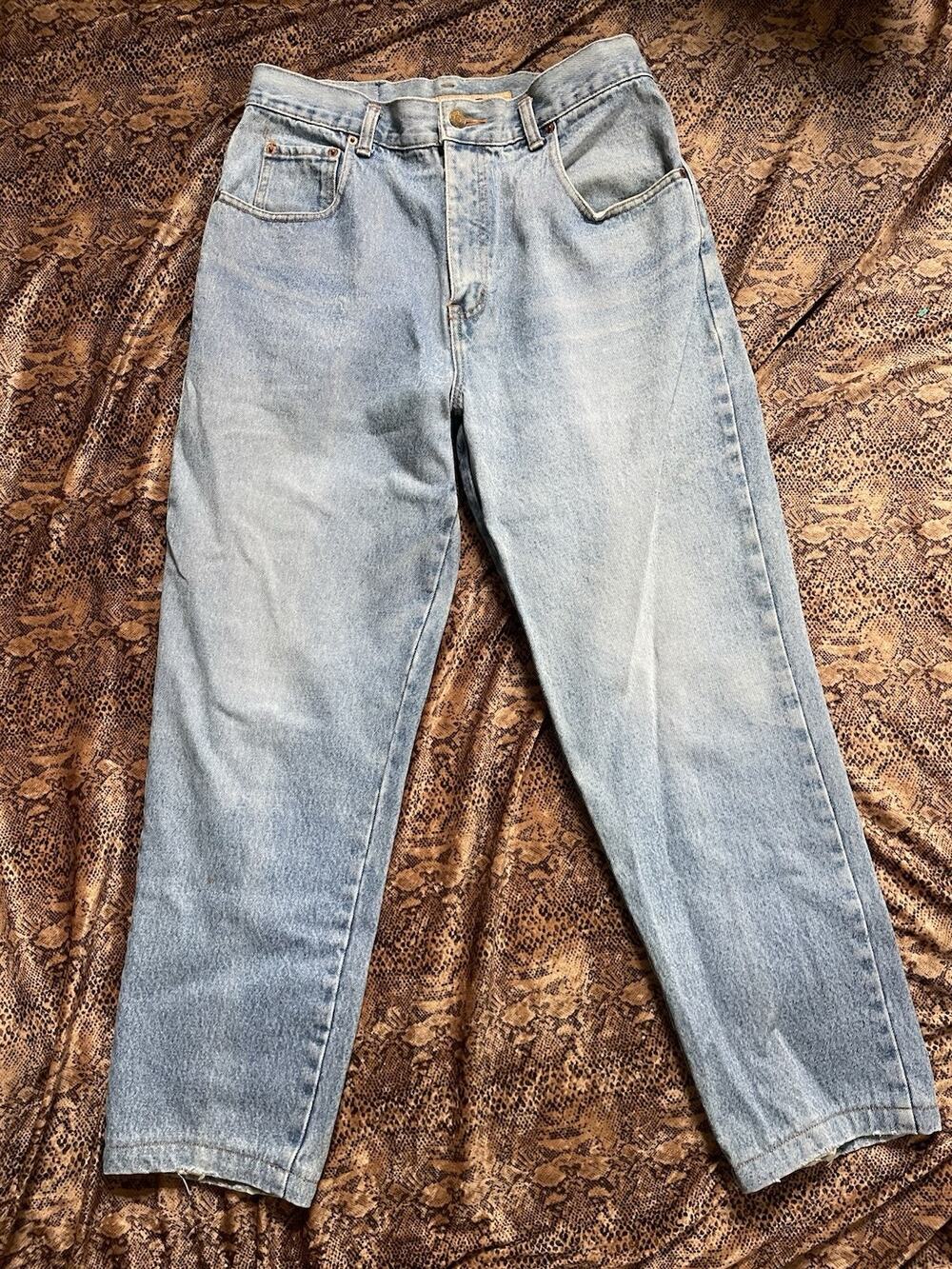 Vintage Men’s Request Jeans Size 32 Denim 100% Cotton Straight Leg